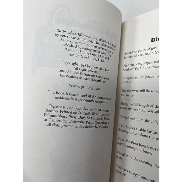The Folio Society: "The Franchise Affair" by Josephine Tey (new, slipcased) - Picture 4 of 13
